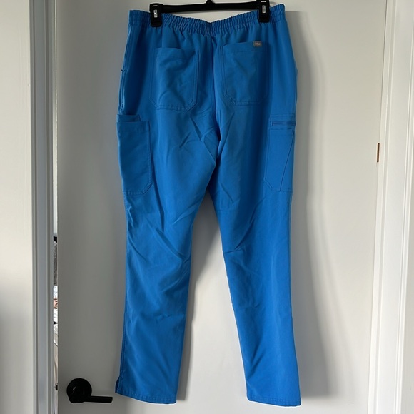 FIGS blue scrub bottom - Picture 2 of 3